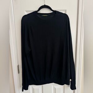 TOM JAMES Silk Cashmere Blend Men's Crewneck Sweater Size XL